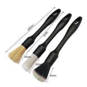 3PCS Car Detailing Brush Super Soft Auto Interior Detail Brush Car Dash Duster Brush Accessories