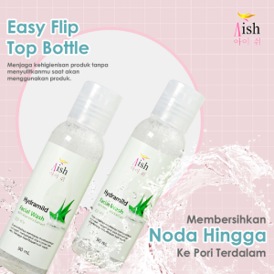Sabun Cuci Muka Aish 90 ml: Solusi Kulit Sensitif dengan Ekstrak Lidah Buaya