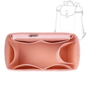 Felt Cloth Insert Bag For Longchamp Le Pliage Backpack Bag in Bag Organizer Makeup Handbag Organizer Travel Inner Purse Portable Cosmetic Bag