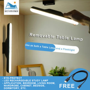 LED Desk Lamp USB Power Stepless Dimming Night lights Read Eye-protect Wireless Touch Desktop Table Lamp Study Bedroom Lighting