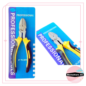 Tang Kombinasi | Tang Lancip | Tang Potong Ukuran 6 / 8 Inch Professional Tools Tang Biasa Combination | Needle Nose | Diagonal Tang Serbaguna
