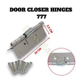 3PCS Door Closer Hinges 777 Engsel Pintu Rumah Kamar Otomatis