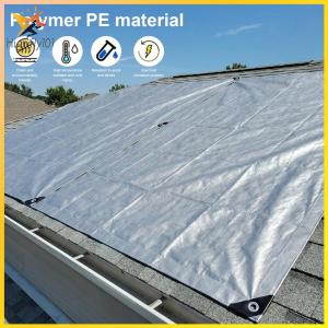 【HOSPORT】 Extra Thick Tarps with Grommets and Reinforced Edges Multipurpose Waterproof Poly Tarp Cover for Camping Patio Tent Boat