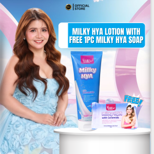 BMRS Milky Hya Lotion with Ceramide for Skin Brightening Refining Skin Texture Minimizing Pores Boosting Skin Hydration and Skin Firming with FREE Milky Hya Soap