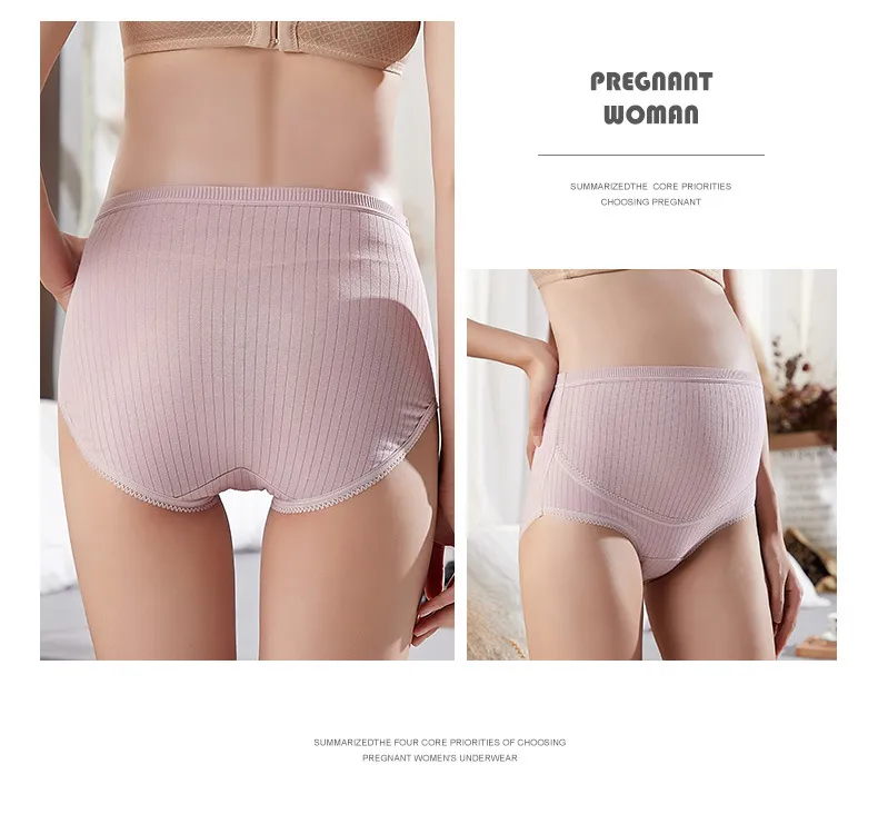 Maternity Underwear Women Pregnant Panties Cotton U-Shaped