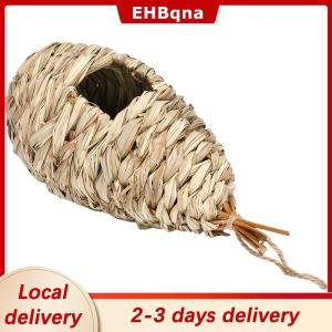 [COD]  HOT SALE Ship within 24 hours Birds Nest Outdoor Hand-weaved Decorative Bird House Bird Cage Shelter Weaved Hanging Parrot Nest Creative Handmade Bird Cage