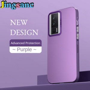 Jingsanc Phone Case For POCO F2 Pro/F3/F3 5G/F4/F4 GT/F5/F5 Pro 5G Aurora Skin Casing Luxury Matte Full Cover Protection Shockproof Hard Back Cover A46-1