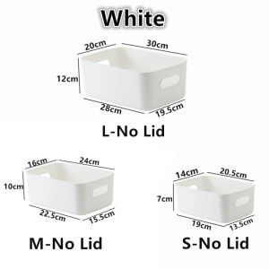 Johor Seller | Plastic Storage Box Desktop Sundries Cosmetic Basket Make Up Jewelry Storage Case Sundries Table Container