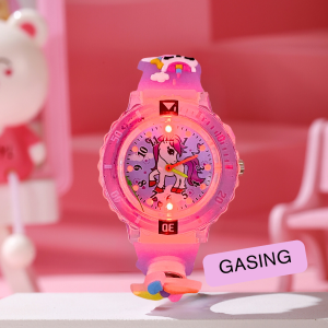Jam Tangan Anak Labubu Kuromi Karakter Lucu dengan Lampu LED Ceria dan Desain Ergonomis yang Nyaman