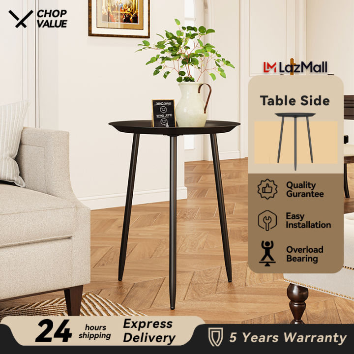CHOPVALUE Nordic Minimalist Side Table Living Room Organizer Side ...
