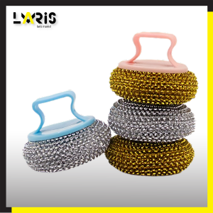 Sikat Kawat Spons Aluminium Spons Cuci Piring Kawat Stainless Steel Panci HM1040