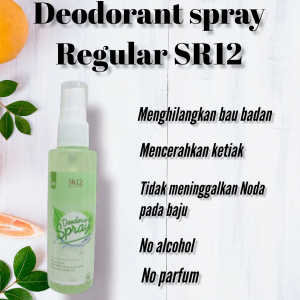 DEODORANT SPRAY / DEOSPRAY SR12 / DEODORANT SPRAY ORIGINAL ALAMI HERBAL BPOM
