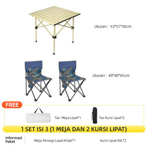[READY] TrailTop Meja Kursi Lipat 0utdoor 1 Set Meja Lipat Outdoor Dan Kursi Lipat Serbaguna