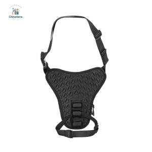 Mens Motorcycle Riding Gear Drop Leg Bag Crossbody with Reflective Strips for Safety