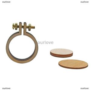 [COD] ourlove DIY รอบมินิไม้กางเขนเย็บปักถักร้อยห่วงแหวนกรอบเครื่องคงที่
