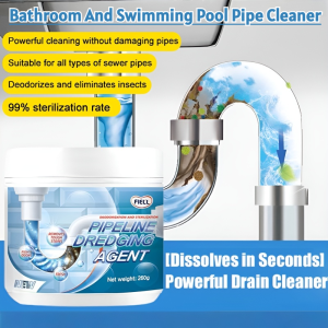[Dissolves In One Second] Strong Pipe Dredging Agent Bathroom Pool Pipe Dredging Agent Strong Sewer Blockage Dissolving Kitchen Water Pipe Toilet Bathroom Deodorant