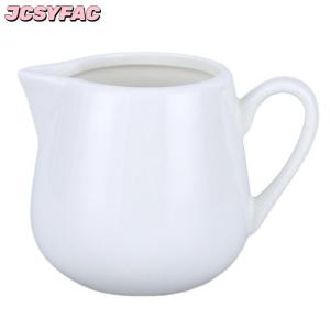 JCSYFAC 50 100 160 220ml gốm sứ gia vị Jar Kem container cốc Bộ đồ ăn trắng dụng cụ nhà bếp đường & Kem & Sữa chậu bình