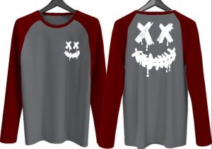 KAOS RAGLAN PRIA \ KAOS RAGLAN SABLON MATA M81 PRIA LENGAN PANJANG ATASAN PRIA / KAOS MURAH / KAOS DISTRO / KAOS SIMPLE / T-SHIRT PRIA