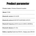 Bluetooth headset without feeling wearing with super long battery life. 