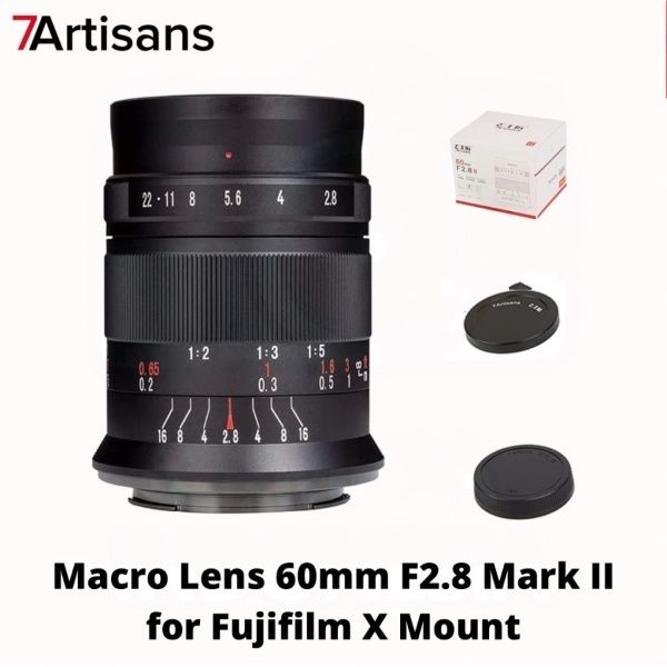 Lensa 7artisans Artisan Macro 60mm II Mark For Fujifilm