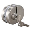 Double Open Glass Door Lock Stainless Steel Double Bolt Sliding Door Lock 10-12mm Office Glass Safety Door Lock with 3 Keys. 