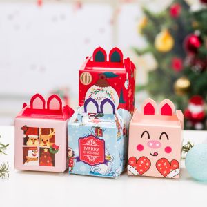 Kotak Natal gift box christmas Hijau merah bagus kue souvenir hampers