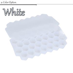 [iRojak] 37 Cell Honeycomb Shape Ice Cube Mold Food Grade Silicone with Lid Jelly Maker 硅胶冰格 Acuan Ais - KW22