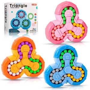 Mainan Rotating Fidget Triangle speed spin 3in1 Stres Reliever SS1552