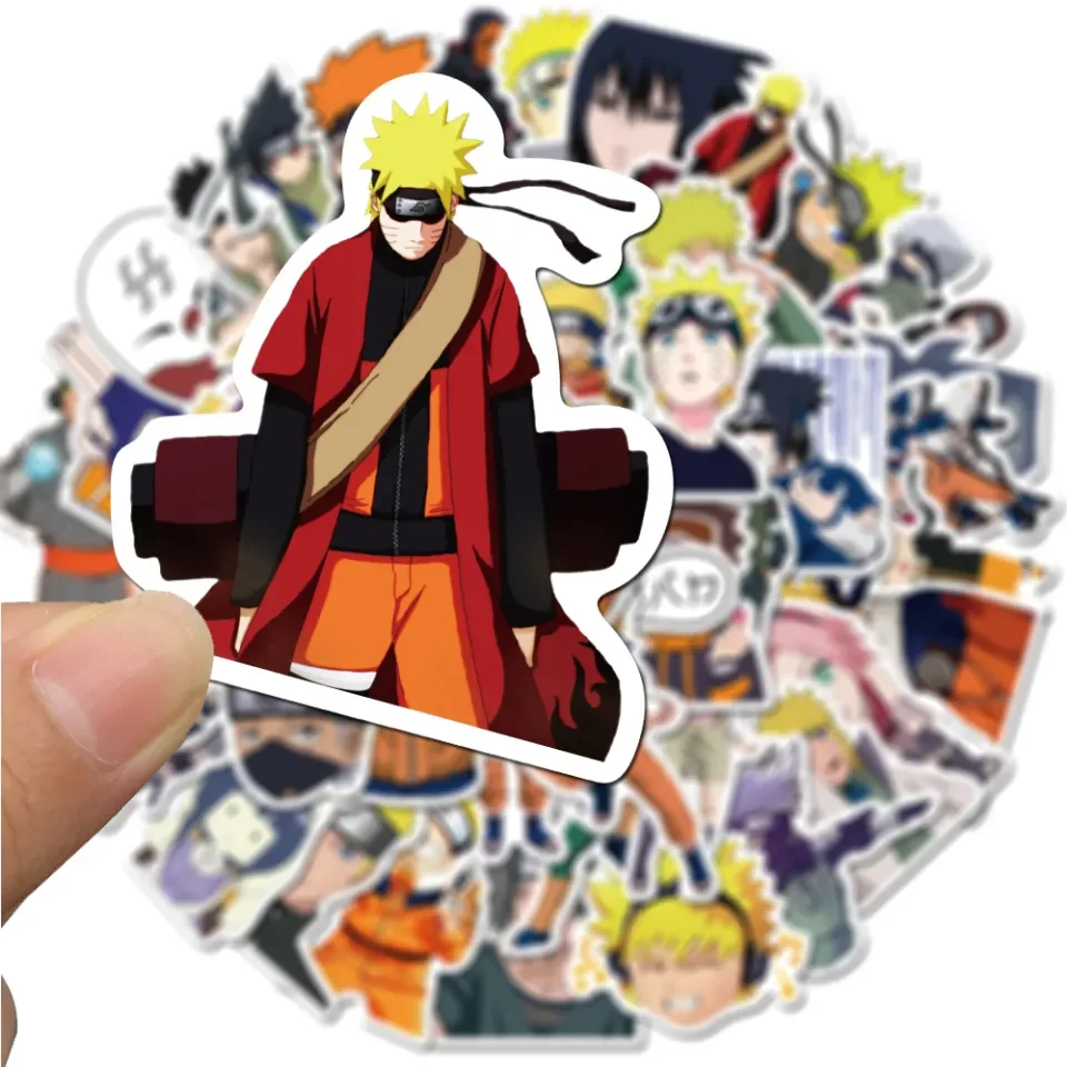 Japan Naruto 1 Anime cartoon Sticker 50Pcs/Set DIY laptop waterproof  tumbler Decals Doodle Stickers | Lazada PH