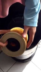 Karcher Vacuum Filter Cartridge: Compatible with A/WD/NT Series (0.01μm Filtration)