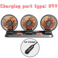 Mate 24v 12V Automotive fan Car Fan 360° Adjustable 3 Head Air Fan Auto Air Cooling triple Head Usb or Lighter Interface Fans Parking number Quiet 3 head fan Air Conditioning Double Booster Cooler 360° Desktop USB Mini Fan. 