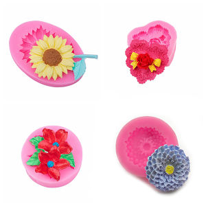[Alex Do] Hot Sale 3D Daisy Lily Flower Silicone Mold Resin Mold Chocolate Cake Fondant Decoration Baking Tool Kitchen Dessert Making Soap DIY Gift