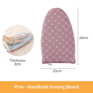 Mini Handheld Ironing Board Portable Clothes Steamer Iron Pad Anti-Scalding Cover Garment Care Tool Chinese Style Bedroom