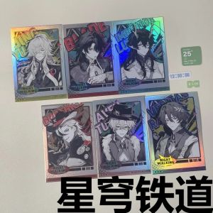 6Pcs/Pack Game Merch Fans Collection Character Cards Boothill Dr. Ratio Blade Jing Yuan Dan Heng lmbibitor Lunae Aventurine Kakavasha Birthday Gift