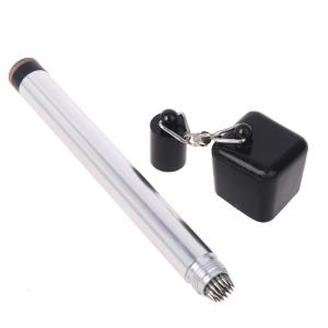Cây cơ Hộp gắn phấn 2 trong 1 di động chalker Cue tip Pick pricker công cụ cho bi-a Cue Snooker phụ kiện