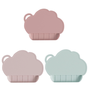Silicone đám mây hình dạng tablemats placemat Du Lịch Tấm lót đĩa ăn tối tái sử dụng Mat khay cho ăn với bắt Pocket