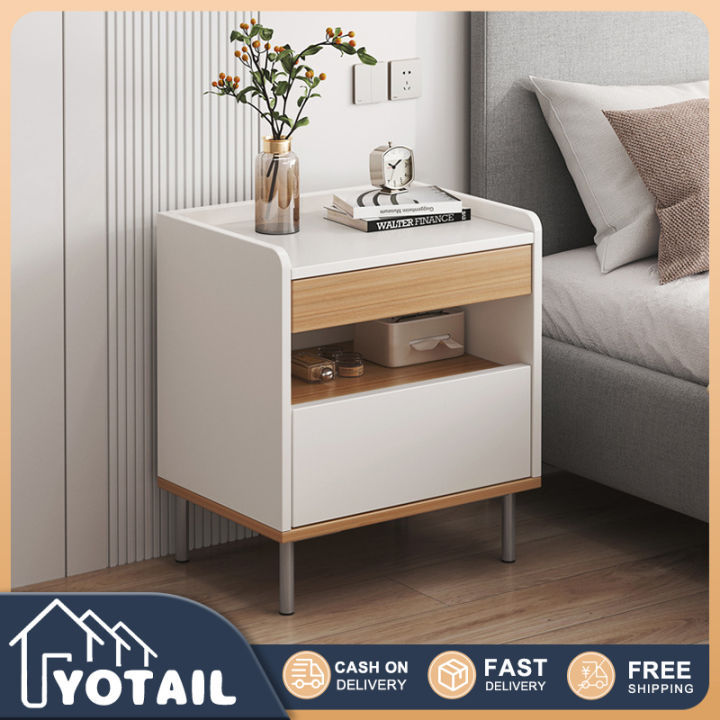 YOTAIL Bedside Table Bedroom Multi function Bedside Storage Cabinet yotail-bedside-table-bedroom-multi-function-bedside-storage-cabinet
