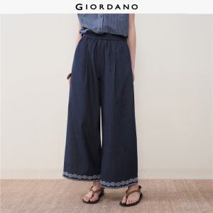 Giordano Women Women Elastic Waist Jeans Free Shipping 18416309