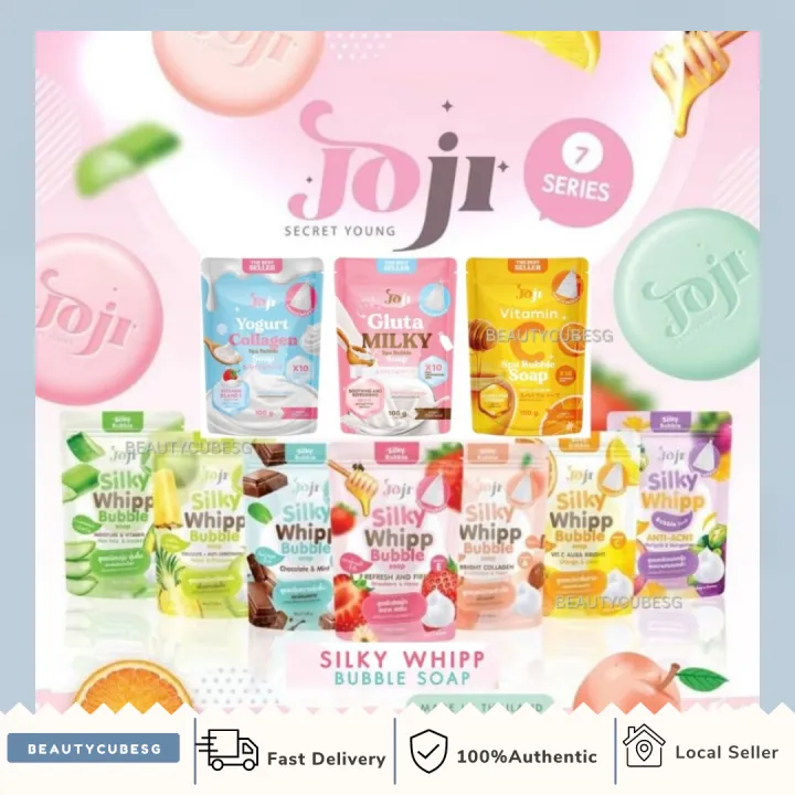 [SG INSTOCK]Joji Secret Young Silky Whipp Bubble Soap,Spa Bubble Soap 100G
