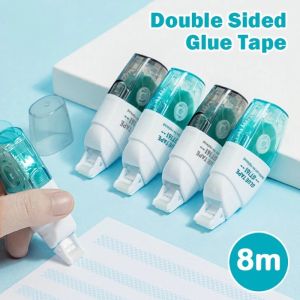 Double Sided Adhesive Glue Tape Adhesive Dots Roller Tape Transparent Tape Stationery Office Supply
