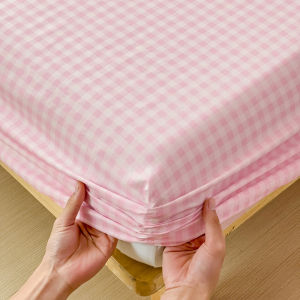 Dansunreve ผ้าปูที่นอนลายสก๊อตที่เรียบง่ายคุณภาพสูง 800TC ปลอกหมอน 3 ฟุต 3.5 ฟุต 5 ฟุต 6 ฟุต 6.5 ฟุต