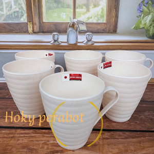 gratis sendok set ramen dop tebal putih serat ramen isi 6 pcs campur terlaris