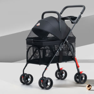 EGG Ultra-high Quality Foldable Trolley Dog Cat Cart 4 Wheels Fit for 20KG travel Carrier