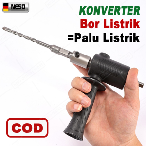 NESO Adapter Konversi mesin bor menjadi hammer bobok beton Electric Drill To Electric Hammer Converter Adapter Modified Rotary Hammer Tool Device Portable/Demolition Hammer NT-66