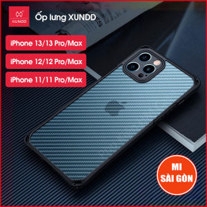 [Hỏa Tốc HCM] Ốp lưng XUNDD iPhone 13/ 13 Pro/ Max/ 12/ 12 Pro/ Max/ 11/ 11 Pro/ Max - Pioneer Series - Chống shock Mặt lưng carbon