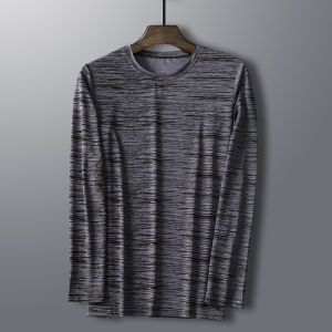 Plus Size 6XL 7XL 8XL T-Shirts Men Long Sleeve Tshirt Male Tee Shirt Autumn Sports Camping Tops Fitted Under Wear Clothing Man