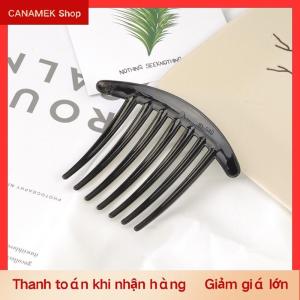 CS 5 7 Răng Nhựa Tóc Clip Cho Phụ Nữ Cổ Điển Sáng Tạo Mũ Nón Tóc Màu Đen Lược Ma Thuật Tóc Lược Tóc Clip Hàn Quốc Công Cụ Tạo Kiểu