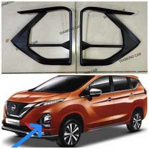 Garnish lampu hitam doff lampu depan ALL NEW LIVINA 2019