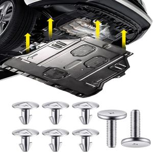14PCS Engine Splash Shield Hardware Kit – Under Engine Cover Bolts & Clips for Skid Plate & Oil Pan Protection – Replaces 90105-TBA-A00 90674-TY2-A01