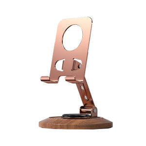 Universal Foldable Desk Phone Holder Adjustable 360° Rotatable Metal Lazy Cell Phone Stands